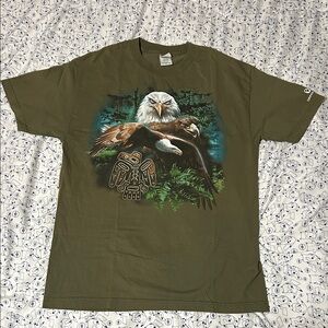 Owl Orphaned Wildlife Bald Eagle Graphic Tee Shirt
